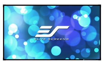 ELITE SCREENS plátno v pevném rámu 100" (254cm)/ 16:9/ 124,9×223,7cm/ Gain 1,0/ AcousticPro UHD/ bezrámové