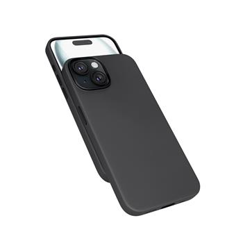 Epico Mag+ kožený kryt iPhone 15 - černá