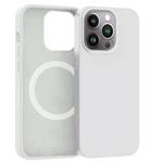 ER POWER Silikonový kryt CARNEVAL SNAP pro iPhone 14 Pro s MagSafe - bílá