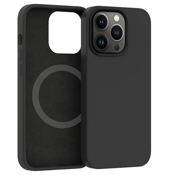ER POWER Silikonový kryt CARNEVAL SNAP pro iPhone 14 Pro s MagSafe - Černá