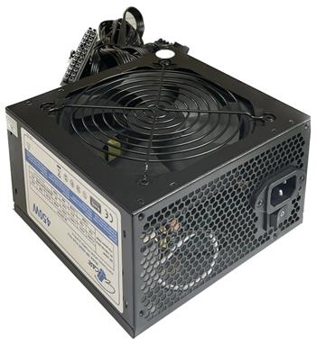 EUROCASE zdroj 450W/ ATX2.3 / 12cm fan/ PFC ATX 20/24pin/ 4x SATA / 80+