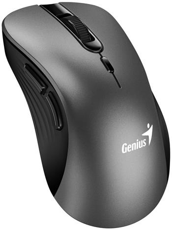 Genius Ergo 8100S/Ergonomická/Optická/Pro praváky/1 600 DPI/Bezdrátová USB/Černá-šedá