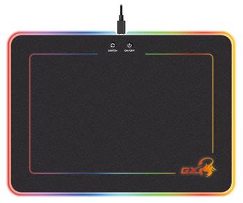 GENIUS GX GAMING podložka pod myš GX-Pad 600H RGB/ 350 x 250 x 5,5 mm/ tvrdá/ USB/ RGB podsvícení