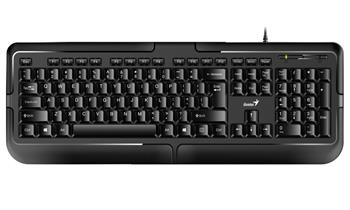 GENIUS KB-118 klávesnice/ Drátová/ PS2/ černá/ CZ+SK layout