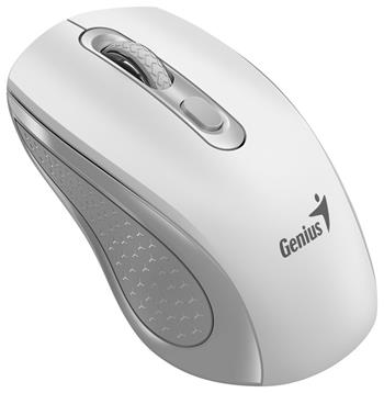 GENIUS NX-8025S WhiteGrey/ 1200 dpi/ bezdrátová/ tichá/ Copilot/ 4tlačítková/ bílo-šedá
