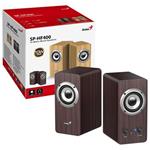 GENIUS repro SP-HF400 Dark Brown/ 2.0/ 10W/ dřevěné/ barva tmavé dřevo