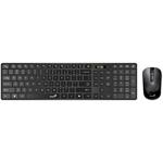 GENIUS SlimStar 8250/ Bezdrátový set Bluetooth + 2,4GHz/ Copilot/ USB/ černá/ CZ+SK layout