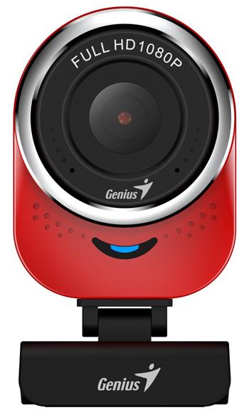 GENIUS webová kamera QCam 6000/ červená/ Full HD 1080P/ USB2.0/ mikrofon