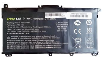 Green Cell / GCHP163/ 39Wh/ 3400 mAh/ Li-Ion/ HT03XL HSTNN-LB8M L11421-545 pro HP 240 G7 245 G7 250 G7 255/ neorigináln