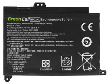 Green Cell/ HP/ 7.7V/ 4400 mAh/ Li-Pol/ HSTNN-LB7H/ BP02XL/ Pavilion 15-AU 15-AU051NW AU071NW/ neoriginální