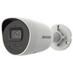 Hikvision 4MPix IP Bullet AcuSense kamera; IR 40m, reprodukto, mikrofon, blikač