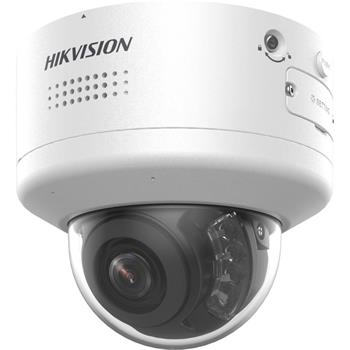 Hikvision 4MPix IP PTRZ AcuSense Dome kamera; IR 40m, Audio, Alarm, blikač, IK10