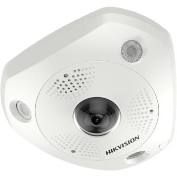 Hikvision 6MPix IP Fisheye kamera; IR 15m, Audio, Alarm, mikrofon, reproduktor, IP67, IK10