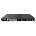 Hikvision Full Managed Gigabit PoE Switch, 24x Gb ports, 4x Gb SFP ports, 1 Console port