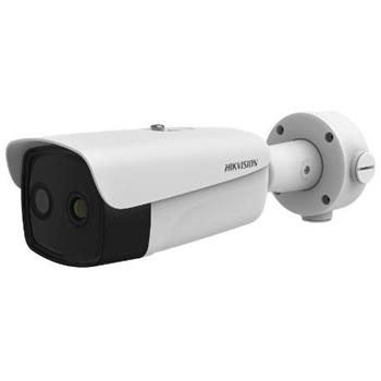 Hikvision IP termo-optická kamera, 640x512, PoE, AudioandAlarm, IP66, IK10, TVS 6000V, detekce ohně