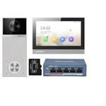 Hikvision KIT IP videotelefonu, dveřní stanice + bytový monitor + switch
