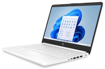 HP 14s/14s-dq0030nc/N4120/14"/1366x768/4GB/128GB SSD/UHD 600/W11S/White/2R