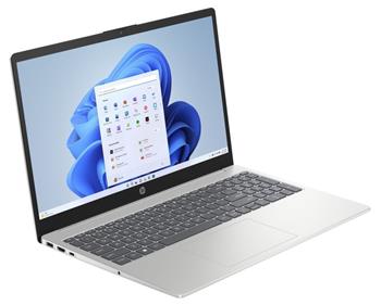 HP 15-fd0777nc/ Intel N200/ 4GB DDR4/ 128GB SSD/ Intel® UHD/ 15,6" HD,matný/ W11HS/ stříbrný