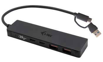 i-tec USB-A/USB-C Metal HUB 2x USB 3.1 + 2x USB-C