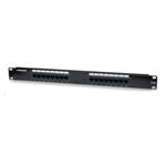 Intellinet Patch Panel 19" Cat5e 16-port 1U black