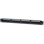 Intellinet patch panel 19" cat5e 24-port UTP 1U black