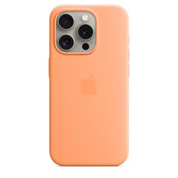 iPhone 15 ProMax Silicone Case MS - Orange Sorbet