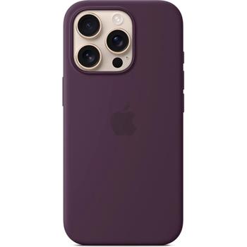 iPhone 16 Pro Max Silicone Case with MS - Plum