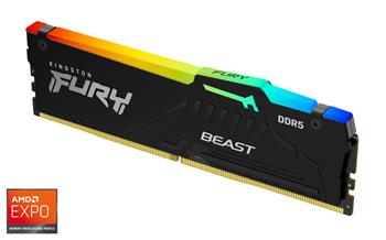 KINGSTON 16GB 5200MT/s DDR5 CL36 DIMM FURY Beast RGB EXPO