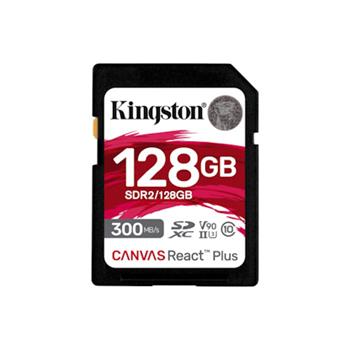 Kingston Canvas React Plus/SDHC/128GB/UHS-II U3 / Class 10