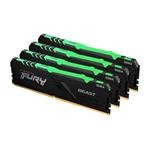 Kingston FURY Beast/DDR4/64GB/3200MHz/CL16/4x16GB/RGB/Black