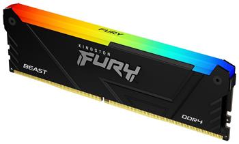 Kingston FURY Beast/DDR4/8GB/3200MHz/CL16/1x8GB/RGB/Black