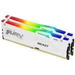 Kingston FURY Beast/DDR5/32GB/6000MHz/CL30/2x16GB/RGB/White