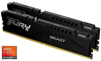 Kingston FURY Beast EXPO/DDR5/16GB/6000MHz/CL36/2x8GB/Black