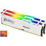 Kingston FURY Beast EXPO/DDR5/64GB/6000MHz/CL30/2x32GB/RGB/White