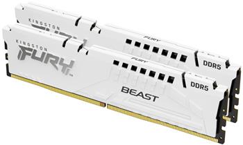 Kingston FURY Beast White/DDR5/32GB/6000MHz/CL30/2x16GB/White