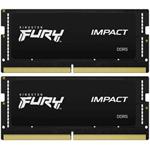 Kingston FURY Impact/SO-DIMM DDR5/16GB/4800MHz/CL38/2x8GB/Black