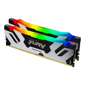 Kingston FURY Renegade/DDR5/32GB/6400MHz/CL32/2x16GB/RGB/Black/Silv