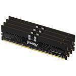 Kingston FURY Renegade Pro/DDR5/128GB/6000MHz/CL32/4x32GB/Black