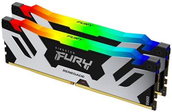 KINGSTON FURY Renegade Silver RGB XMP 48GB DDR5 6400 MT/s / DIMM / CL32 / KIT 2x 24GB