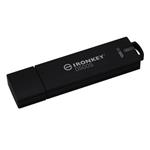 Kingston Ironkey D500S/128GB/USB 3.2/USB-A/Černá