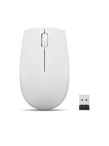 Lenovo 300/Cestovní/Optická/1 000 DPI/Bezdrátová USB/Artic Grey