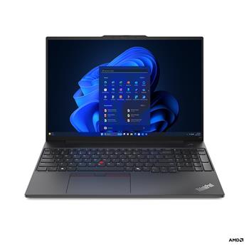 Lenovo ThinkPad E/E16 Gen 2 (AMD)/R5-7535HS/16"/WUXGA/16GB/512GB SSD/AMD int/W11H/Black/3R