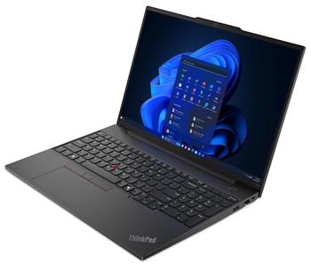 Lenovo ThinkPad E/E16 Gen 2 (Intel)/U5-125U/16"/WUXGA/16GB/512GB SSD/4C-iGPU/W11P/Black/3R