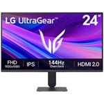 LG monitor 24G411A-B  IPS 23,8"/ 1920x1080 / 144Hz/ 250cdm / 5ms/ 1500:1/DP/HDMI/G-SYNC Compatible/ FreeSync