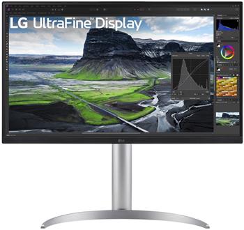 LG monitor 27UQ850V-W IPS 4K / 3840x2160 / 5ms / 2000:1 / 400cd / HDMI / DP / USB-C/ repro /pivot / výškově nastav./bíl