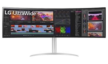 LG monitor 49WQ95C-W IPS 49"/ 5120x1440 / 144Hz/400cdm / 5ms/ 1000:1/DP/HDMI/USB/ černo/stříbrný