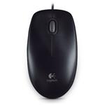 Logitech B100/Kancelářská/Optická/800 DPI/Drátová USB/Černá