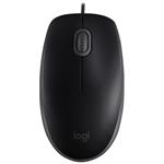 Logitech B110 Silent/Kancelářská/Optická/1 000 DPI/Drátová USB/Černá