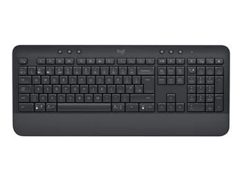 Logitech K650/Bezdrátová USB + Bluetooth/CZ-SK layout/Černá