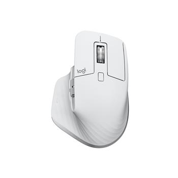 Logitech MX Master 3S/Kancelářská/Laserová/Pro praváky/8 000 DPI/USB+BT/Světle šedá